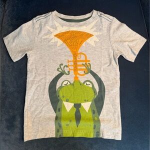 Tea Collection Gray Frog Graphic Tee